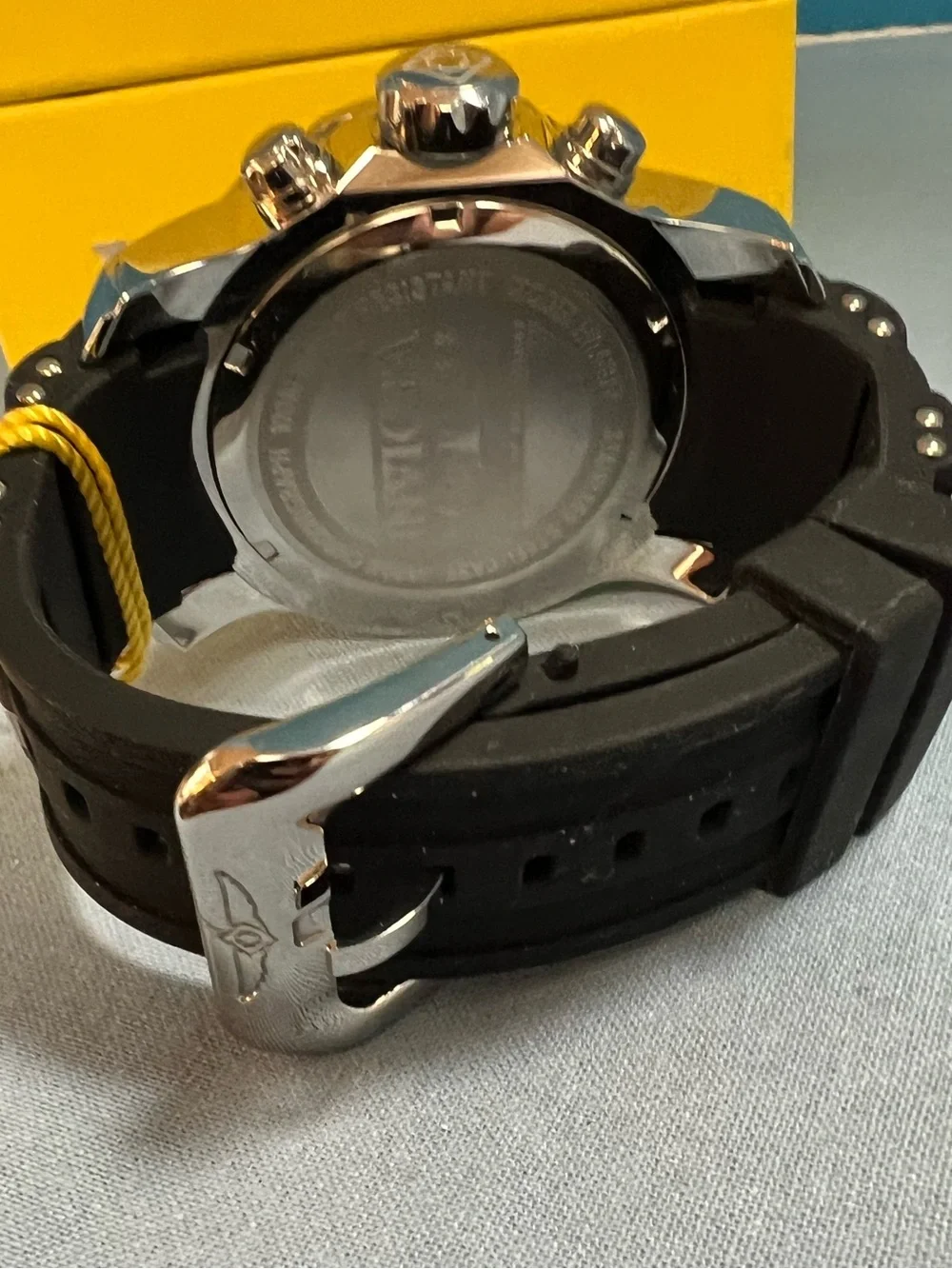 Invicta Black and Silver Men's Pro Diver Model 6977, Chronograph Dive Watch